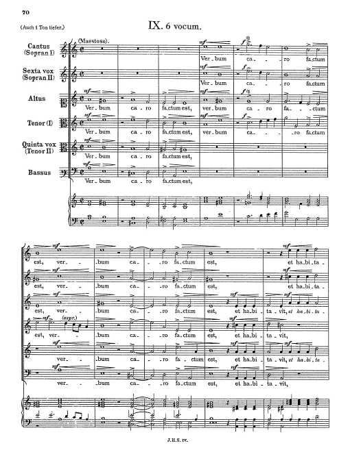 First page of Verbum caro factum est