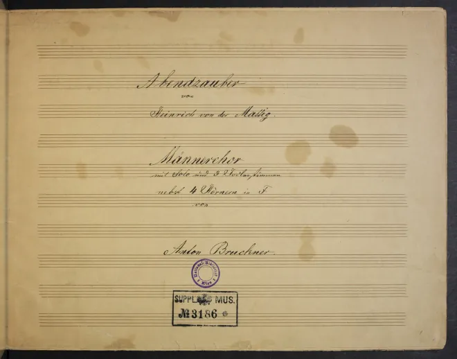 First page of Abendzauber