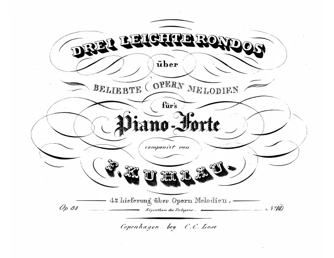 First page of 3 leichte Rondos über beliebte Opern-Melodien