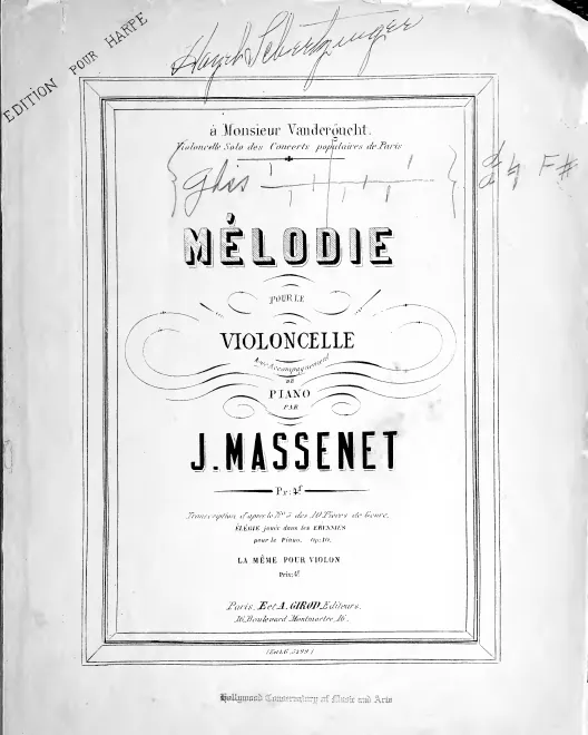 First page of Dix pièces de genre