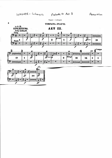 Trombone 1, 2, 3, Tuba