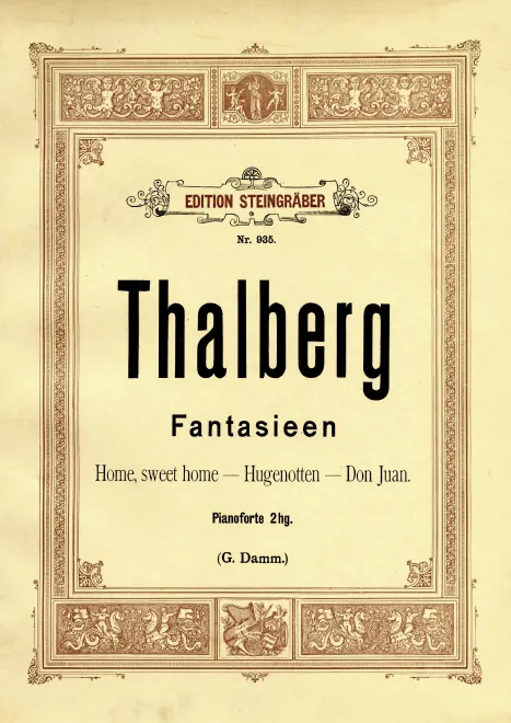 First page of Fantasia on Meyerbeer's 'Les Huguenots'