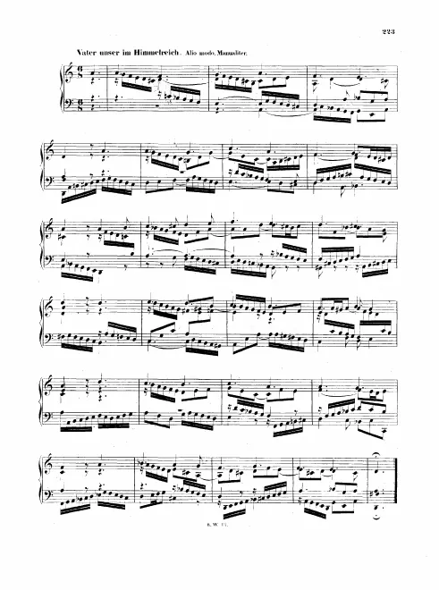 15. Vater unser im Himmelreich, BWV 683