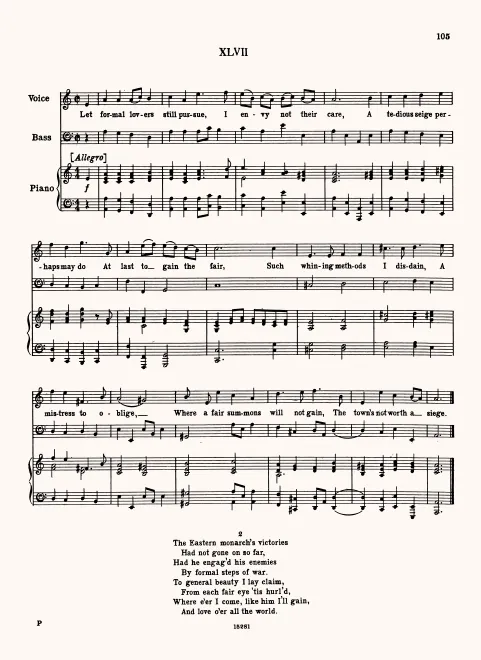 First page of Let Formal Lovers Still Pursue