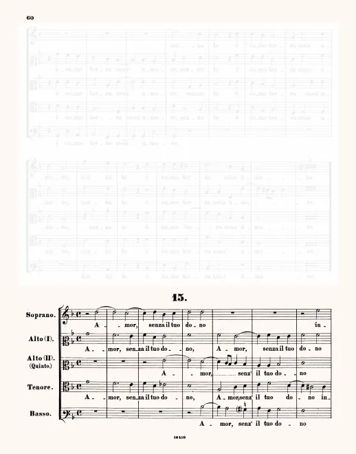First page of Amor, senza il tuo dono