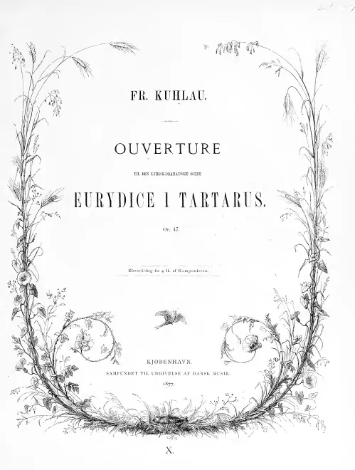 First page of Eurydice in Tartarus