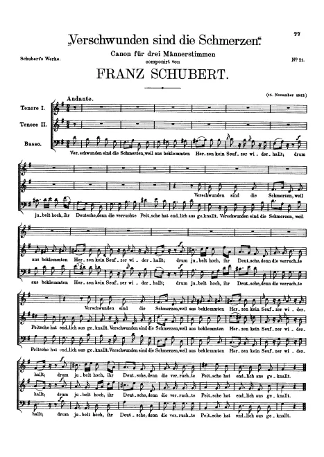 First page of Verschwunden sind die Schmerzen