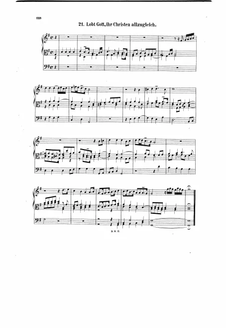 First page of Lobt Gott, ihr Christen, allzugleich