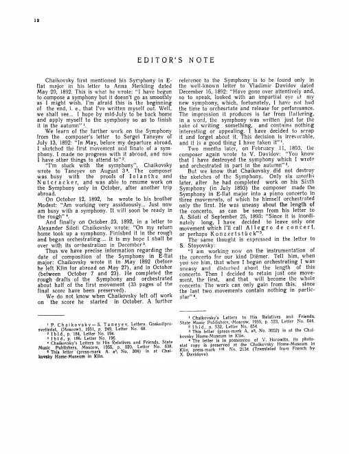 First page of Symphony in E-flat major