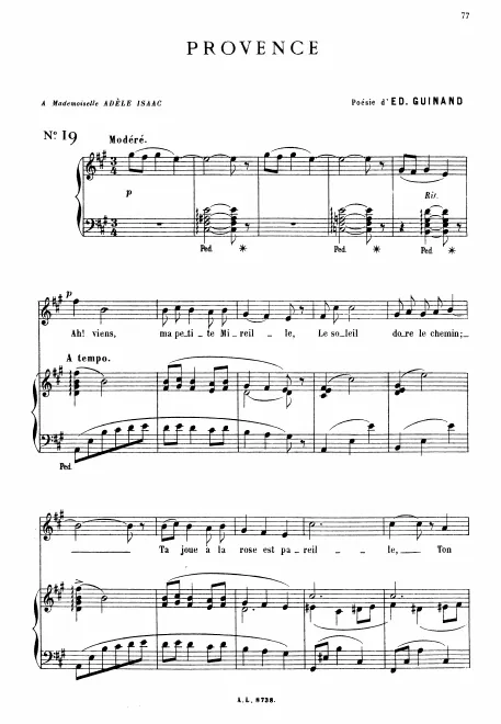 First page of Provence