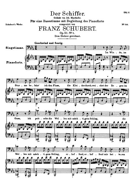 First page of Der Schiffer