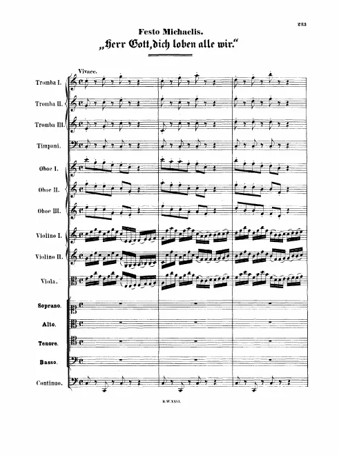First page of Herr Gott, dich loben alle wir