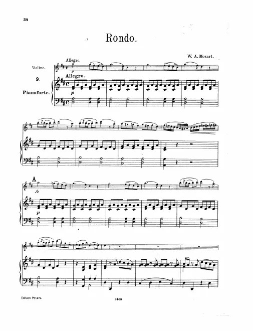 First page of Rondo