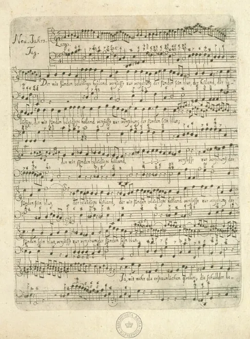 First page of Der mit Sünden beleidigte Heiland