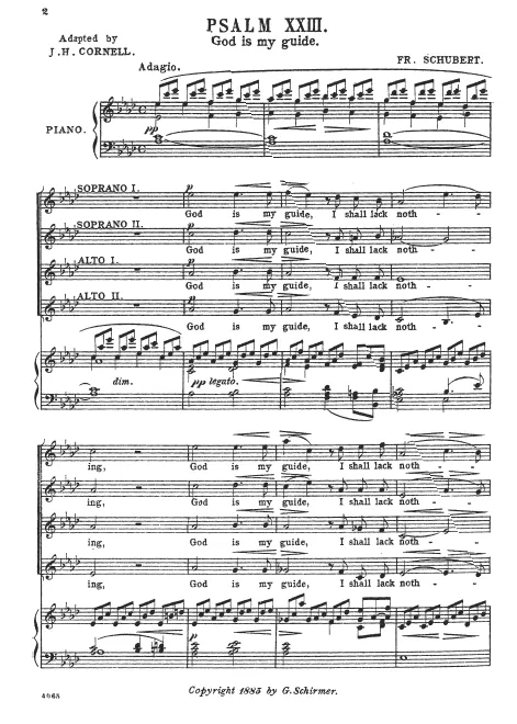 First page of Der 23. Psalm