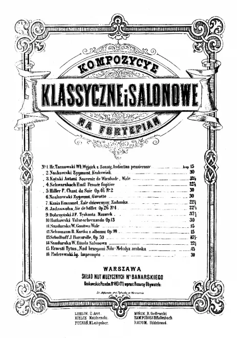First page of Impromptu in F major