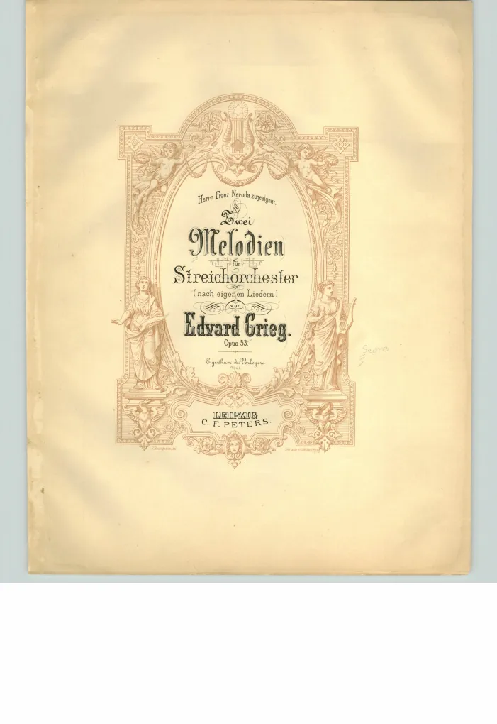 First page of 2 Melodies