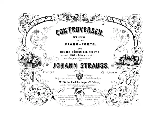 First page of Controversen Walzer
