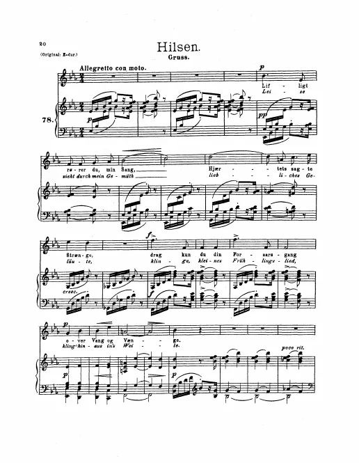 First page of 6 Songs