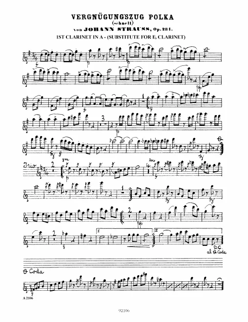 Clarinet 1 (A)*