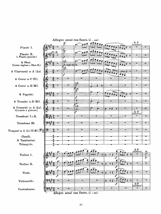 First page of Le Carnaval romain: ouverture caractéristique