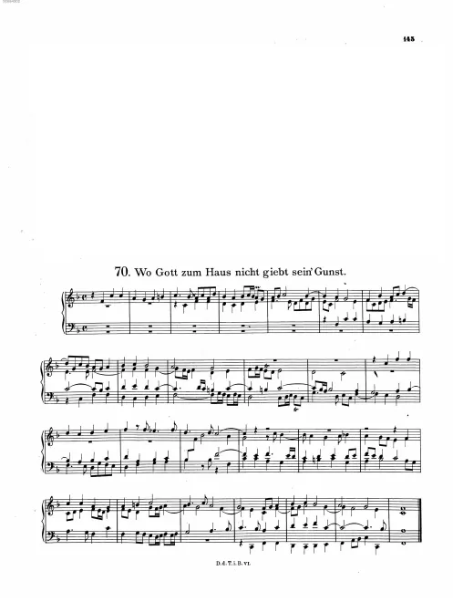 First page of Wo Gott der Herr nicht gibt sein' Gunst