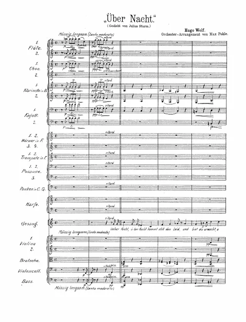 First page of Lieder aus der Jugendzeit