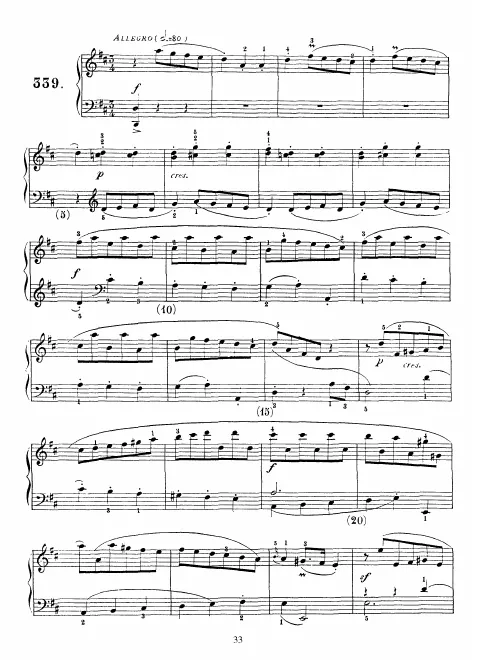 First page of Keyboard Sonata in D major