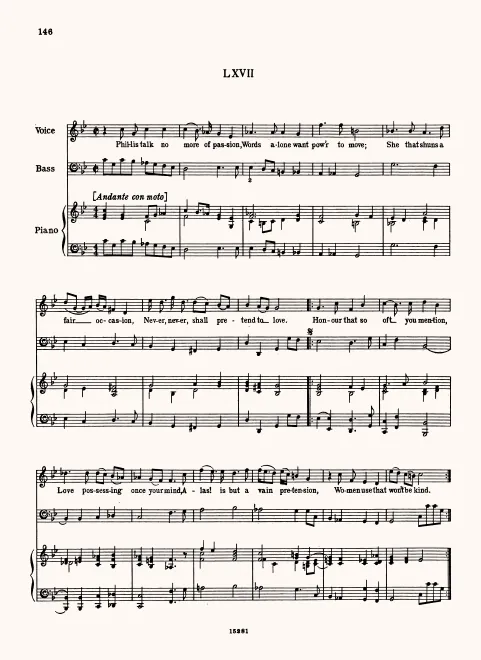 First page of Phillis, Talk no more of Passion