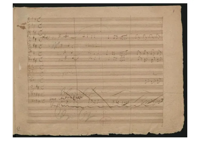 First page of Piano Concerto No. 6