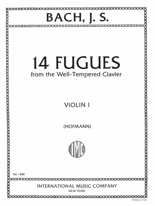 First page of Das wohltemperierte Klavier II
