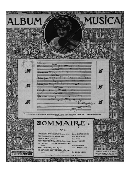 First page of Capriccio appassionato