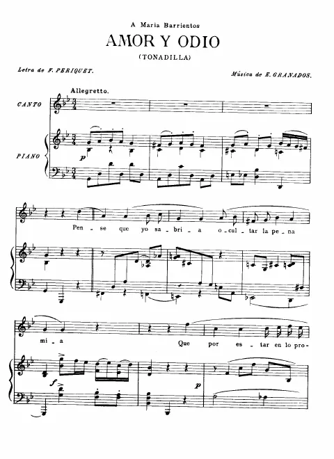 First page of Collección de tonadillas escritas en estilo antiguo