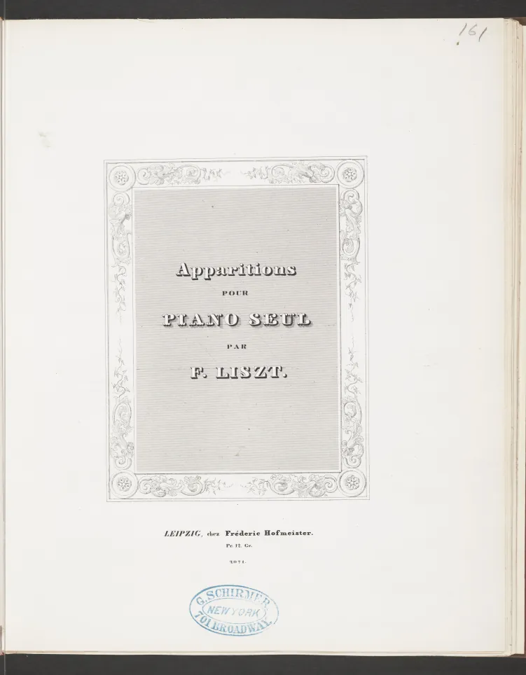 First page of Apparitions