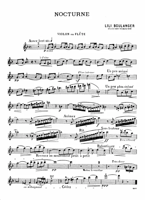 First page of 2 Pieces for Violin and Piano