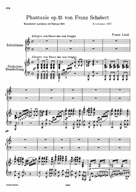 First page of Fantasie