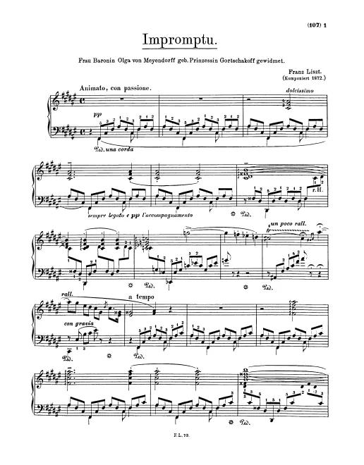 First page of Impromptu