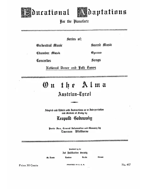 First page of On the Alma