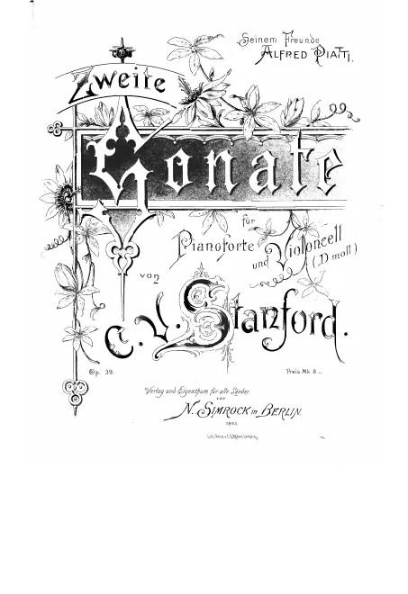 First page of Cello Sonata No.2