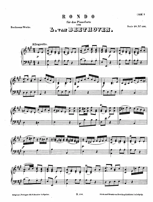 First page of Rondo
