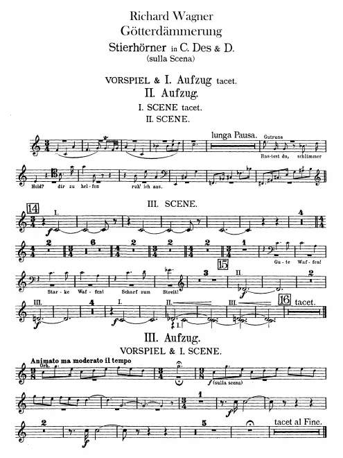 Stierhorn 1/2/3 (C/D/D, Onstage)