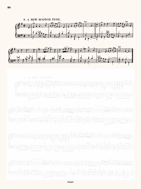 First page of A New Scotch Tune