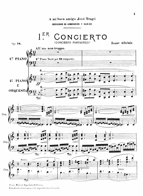 First page of Concierto Fantástico