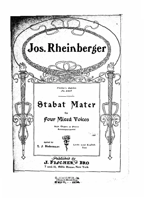 First page of Stabat Mater