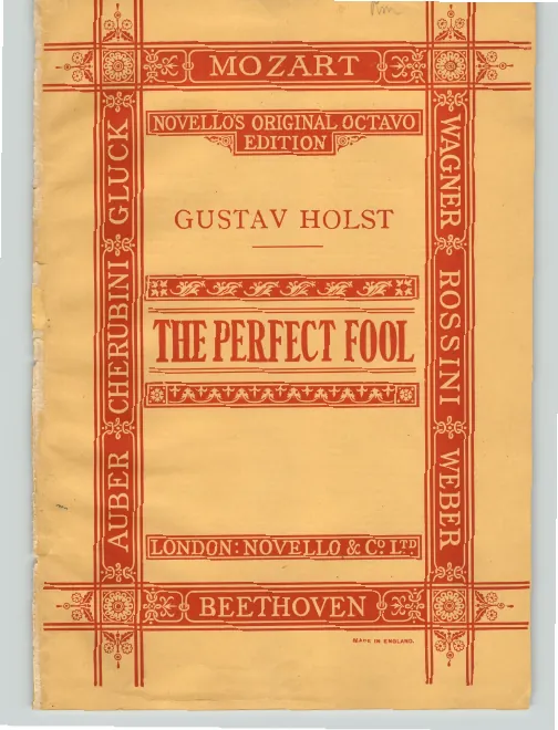 First page of The Perfect Fool