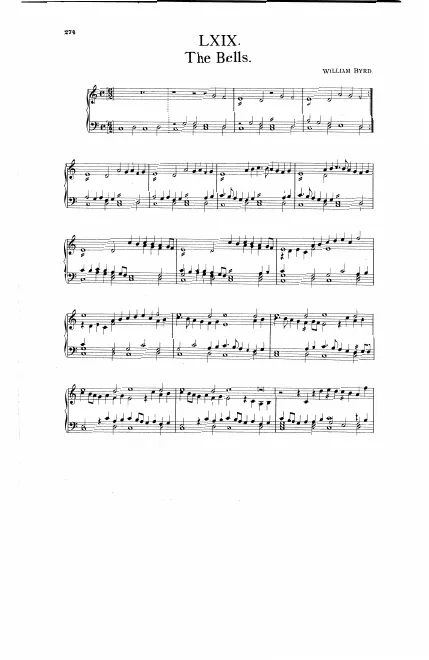 First page of The Bells