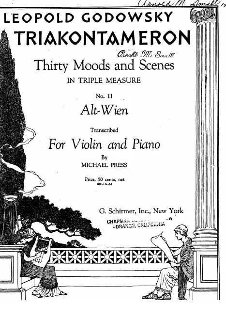 First page of Triakontameron