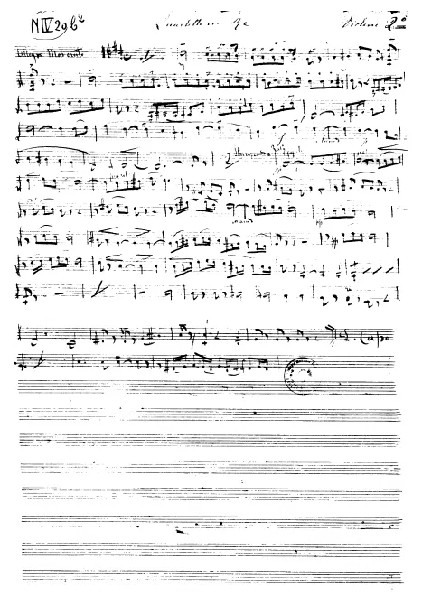 Alternate Violin 2 Part, incomplete