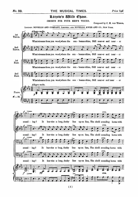 First page of Leyer und Schwerdt, Op.42