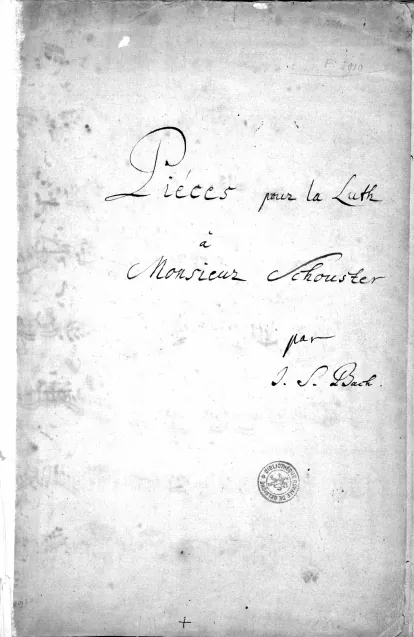 First page of Suite in g